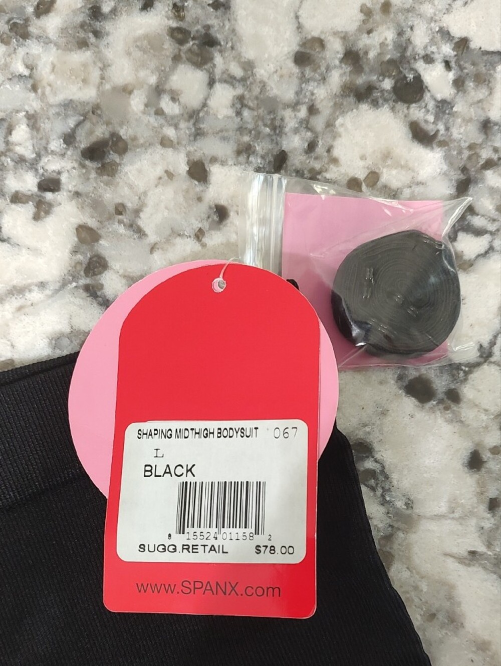 SPANX Slim Cognito Tag with Pink and Red Graphic - Picture 3 of 7
